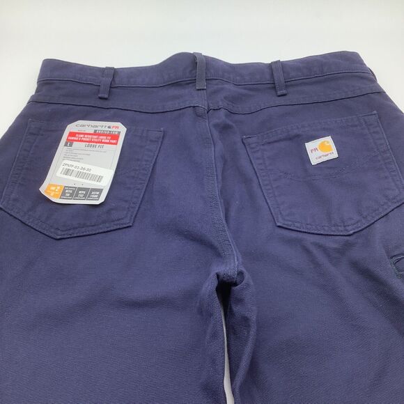 Carhartt FR Flame Resistant Mens Loose Fit Canvas Utility Pants Size 36 x 30 NWT - Picture 6 of 15